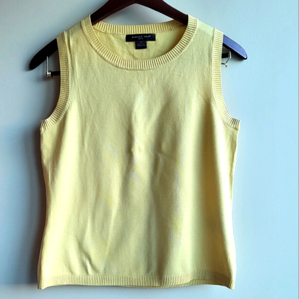 Women's Silk Blend Knit Tank Top